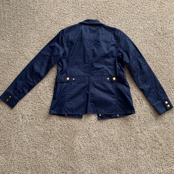 NWOT J.CREW FIELD JACKET NAVY SIZE XSMALL - Picture 6 of 8
